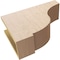 Ekena Millwork 6"W x 18"D x 12"H Classic Van Buren Rough Cedar Woodgrain TimberThane Corbel, Primed Tan CORUR06X18X12VANRCPR - alternate 6